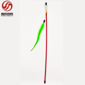 Groothandel Milieuvriendelijk Pp Materiaal Kat <span class=keywords><strong>Teaser</strong></span> Toverstaf Interactieve Kat <span class=keywords><strong>Teaser</strong></span> Stick Gekleurde Pluche Wormen <span class=keywords><strong>Teaser</strong></span> Stick Voor Kat Spelen - Product Image 3