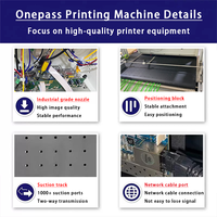 Impresora de Inyección de Tinta Digital Totalmente Automática con Cabezal A3 y Cabezal de Impresión A4 de una Pasada para Vasos, Abanicos, Hojas, Cartón, Bolsas de Papel y Cajas de Pizza