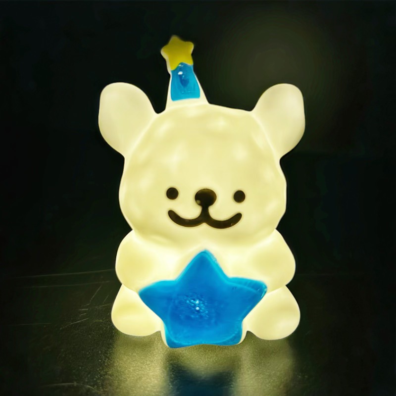 ลูกสุนัขลายทางสีฟ้า