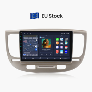 จุนซัน จอ 9 นิ้ว ระบบไร้สาย CarPlay สำหรับรถยนต์ Kia RIO 2 ปี 2005 - 2011 ระบบ Android Auto พร้อมระบบนำทาง GPS วิทยุติดรถยนต์ อุปกรณ์มัลติมีเดีย เครื่องเล่น DVD ในรถยนต์ - Product Image 1