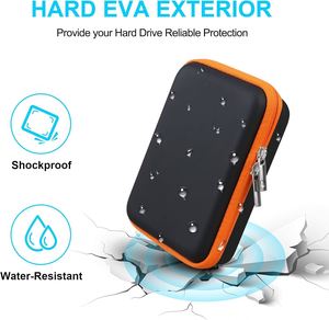 EVA Shockproof Carrying Case EVA Material Protective Case for LaCie <b>Hard</b> <b>Drive</b> Portable USB Bag - Product Image 2
