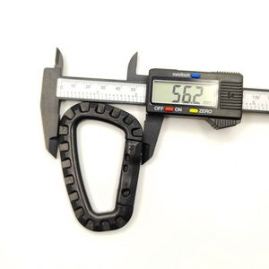 Mousqueton tactique moyen de taille moyenne pour camping, escalade et alpinisme en forme de D - Product Image 4