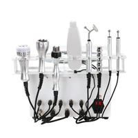 Masseur facial électrique galvanique 7-en-1, microcourant ABS, appareil de lifting du visage de bureau pour usage domestique, équipement de beauté