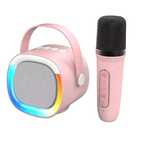 Novo Produto Microfone Sem Fio Mini Speaker Bluetooth Music Player Microfone Ao Ar Livre De Alta Qualidade com Speaker