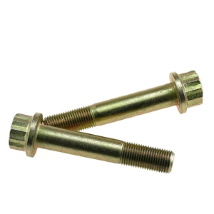 Vite a Flangia a Dodici Angoli in Acciaio al Carbonio, Zincata Gialla di Qualità Duplex, DIN 65438 M8*1.25, <span class=keywords><strong>Mezzo</strong></span> Filetto - Product Image 2