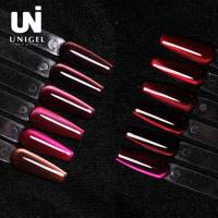 Vernis à ongles gel effet œil de chat Unigel en gros, vernis gel pailleté de haute qualité 15ml pour usage en salon de manucure, sans HEMA ni TPO, OEM ODM personnalisé