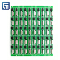 Carte de contrôle RF PCBA GuangMu FR-4 de haute qualité pour module sans fil de lumière LED automobile, service d'assemblage SMT, oscillateur à cristal