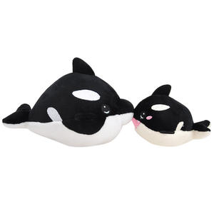 アニマルキスストレッチ振動ぬいぐるみ人形の快適さかわいいサメイルカ水族館ピエロ魚刺繍PPコットンぬいぐるみ - Product Image 4