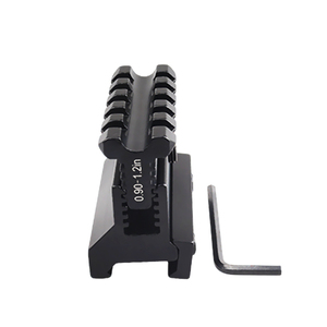 ECHAIN Tactical Heavy Duty 6061 Aluminum 21mm 5 Slots Red Dot <strong>Scope</strong> Adapter Height Adjustable Riser Mounts Hunting Sight - Product Image 2