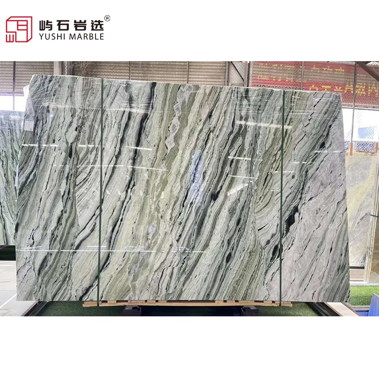 YUSHI MARMOR Cloud Jade Marmorplatte für Wände, Böden, Arbeitsplatten, Badewannen, Skulpturen