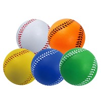 Balle de décompression en mousse personnalisée en usine, 7 cm, pour baseball, balle élastique pour poignet, balle de préhension, entraînement intérieur/extérieur pour jeunes et adultes