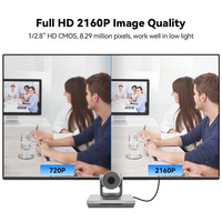 3x Ip Ptz Optics Caméra de vidéoconférence 4k Caméra Ptz 4k pour la diffusion en direct Équipement de diffusion en direct