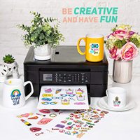 Rouleau d'étiquettes jet d'encre couleur blanche brillante en PP pour imprimante d'étiquettes afinia L801 L901 VIPCOLOR VP700 VP650