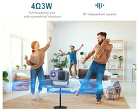 Pour Everycom K1W, projecteur mini portable intelligent Full HD pour la maison, OEM ODM, Android 720P, lampe LED