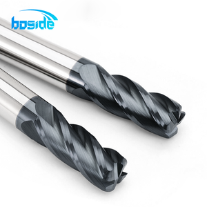 60 °   أداة طحن رباعية الجوانب بزاوية R لمعالجة المعادن باستخدام ماكينات التحكم الرقمي - Product Image 3