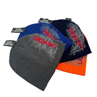 Gorros de punto personalizados con estampado de goma y bordado de ciudad, gorros cálidos de invierno, gorras de marca para hombre al por mayor, gorras de diseñador