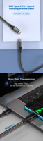 Câble de charge de type C OEM3 FT-Câble de charge rapide Android 6 FT