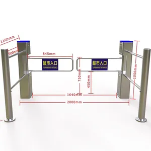 Fabbrica directsenza controllo di accesso elettrico ingresso manuale banco di cassa porta girevole cancello girevole