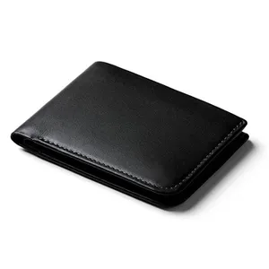 Custom Minimalist Coin Pocket Money Purse Bags Business Genuine Leather Wallet For Men