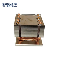 Dissipateur thermique en cuivre personnalisé avec ailettes en aluminium, radiateur de refroidissement IGBT haute puissance