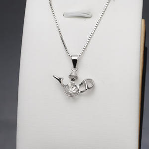 S925 <b>Silver</b> <b>Teapot</b> Pendant with 10-11 Pearl Female Head Pendant DIY Jewelry Tools & Equipment 847 Accessory Tray - Product Image 4
