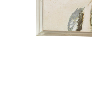 Quadro su tela con cornice, design a foglie testurizzate, 24x24 pollici, per l'arredamento di soggiorno o sala da pranzo - Product Image 4