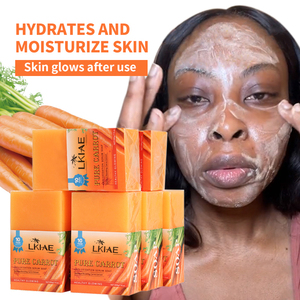 100% All Natural Vegan Face &amp; Body Lightening Moisturizing Carrot Vitamins C <strong>Carotone</strong> Whitening Handmade Soap for Dry Skin - Product Image 2
