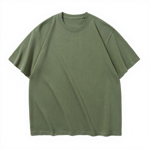 Camisetas de Manga Corta al por Mayor de Alta Calidad con Logotipo Personalizado, 280 g/m², Cuello Redondo, Hombros Caídos, Unisex, Lisas, 100% Algodón Transpirable - Product Image 1