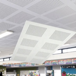Panel de Yeso Acústico Perforado para Techo, Placa de Yeso, 1200X2400mm, Paneles para Techo - Product Image 1