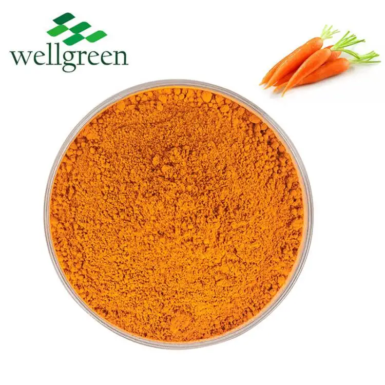 Extracto Natural de Beta-caroteno en polvo, 7235-40-7, aceite puro de Beta caroteno, 1%