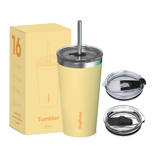 Tasse isotherme de <span class=keywords><strong>voyage</strong></span> Hong Ling anti-fuite avec couche sous vide premium pour garder les boissons chaudes ou froides au goût intact tout au long du trajet - Product Image 1