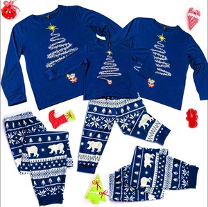 クリスマスパジャマセットミルクシルクフリース生地ホームウェアたくさんスタイルファミリークリスマスセット - Product Image 3