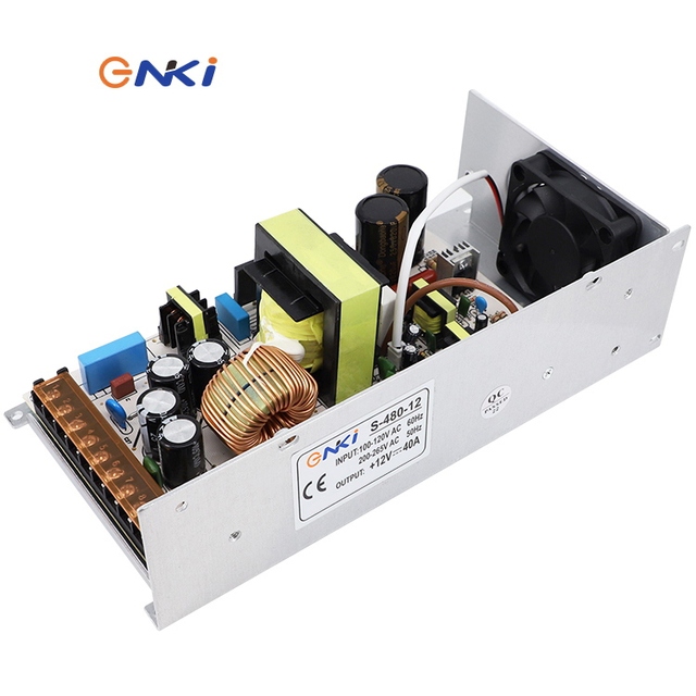 Wholesale S-500-12 AC DC 500W 12V 40A Switching Power Supply Single Output Aluminium LED Strip Light Industrial Use