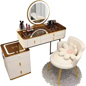 Table à langer moderne avec plusieurs tiroirs, idéale pour ranger les produits <span class=keywords><strong>de</strong></span> beauté et les <span class=keywords><strong>accessoires</strong></span> - Product Image 6