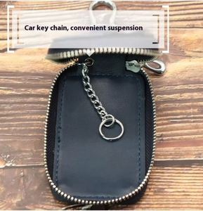Estuche para Llaves de Cuero Genuino Multifuncional de Gran Capacidad para Hombre, Protector de Llaves de Coche Universal Hecho a Mano con Cierre - Product Image 2