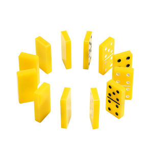 Dominos en acrylique personnalisables, dominos de haute qualité fabriqués en usine avec des points noirs, divers effets disponibles pour le jeu et la collection - Product Image 5