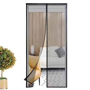 THICKENED Polyester Mosquito Net <b>Door</b> 210cm Very Dense Magnetized <b>Screen</b> Anti <b>Flies</b> Insects <b>Magnetic</b> Strips Automatic - Product Image 3
