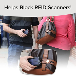Cartera con Bloqueo RFID para Hombre con Clip para Billetes Extraíble, Pequeña, Segura y Resistente a Golpes, Estuche para Tarjetas de Crédito e Identificación - Product Image 4