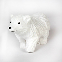 Sculptures d'animaux en bois, artisanat en bois mignon, sculptures à la main, export transfrontalier, commerce extérieur, fournitures de sculptures en bois, personnalisables