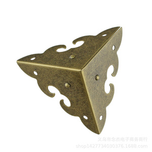Book <b>Corner</b> Carbon Steel Q78 45Mm New Chinese Style Wooden Box Edge Protection <b>Corner</b> <b>Bracket</b> Accessories - Product Image 5