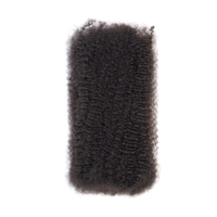 Cheveux humains 100% pré-séparés et pré-moussés, afro crépus bouclés, pour tresses, noir naturel # Cheveux vierges Remy 1B en gros, 8-20 pouces