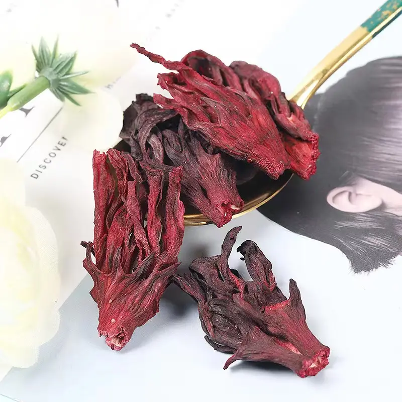 Hoge Kwaliteit Biologische Roselle Kruidenthee Rauwe Verwerkte Gedroogde Hibiscus Bloemen Uit China Verpakt In Zak Of Doos Gedroogde Hibiscus