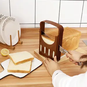 Fatiador de pão, rebanadora de pão para fatiar, rebanadora de panela, molde para uso doméstico