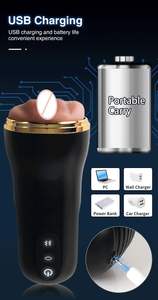 Dispositivo di masturbazione maschile per Trainer automatico per aerei con stampo a vibrazione morbida - Product Image 6