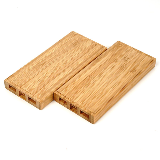 Promotional Portable Power Bank 10000mah Wooden Bamboo Powerbank 10000 Mah