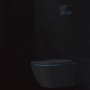 Inodoro de Cerámica con Doble Descarga, Forma Redonda, Trampa en P, con Funciones de Calefacción, Bidé Inteligente E410 - Product Image 2