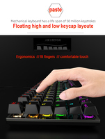 2021 combo clavier et souris mécanique filaire de haute qualité, clavier de jeu filaire pour ordinateur PC FV-Q609