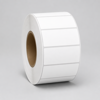 Etiqueta Adhesiva de Papel Rectangular para Embalaje, 50*30mm, Impermeable, con Código de Barras, Térmica Directa, Venta al Por Mayor de Fábrica