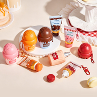 Delicioso Perfume con Aroma a Donut de Chocolate, Kit de 2 Piezas, 50 ml de Perfume en Spray, 30 ml de Crema Hidratante, Llavero, Caja de Regalo, Set de Regalo de Perfume para Mujer