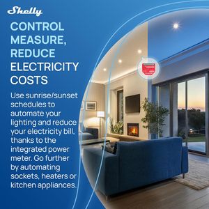 <span class=keywords><strong>Shelly</strong></span> 1PM Gen4 Smart Relais-Schalter Wi-Fi Zigbee Matter mit Leistungsmessung |   Hausautomation Alexa/Google Home/HomeKit - Product Image 5